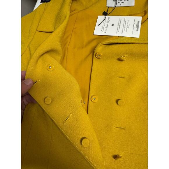 MM Lafleur NWT Gold Yellow Candice Shift Dress Retro Size XS Extra Small - Picture 9 of 12